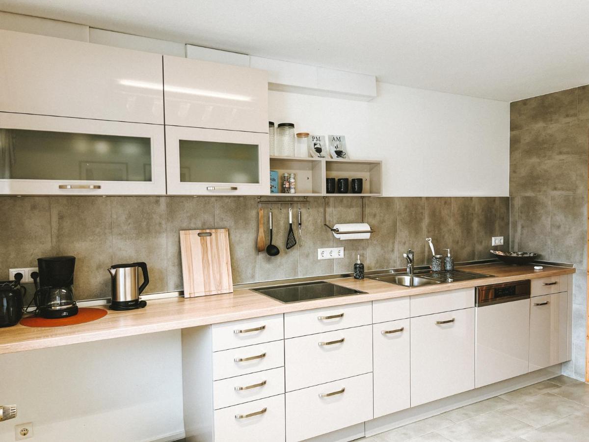 Dorfplatz Loft - Grosszuegig & Modern Nur 10Min Von Rothenburg Odt Lejlighed Schrozberg Eksteriør billede